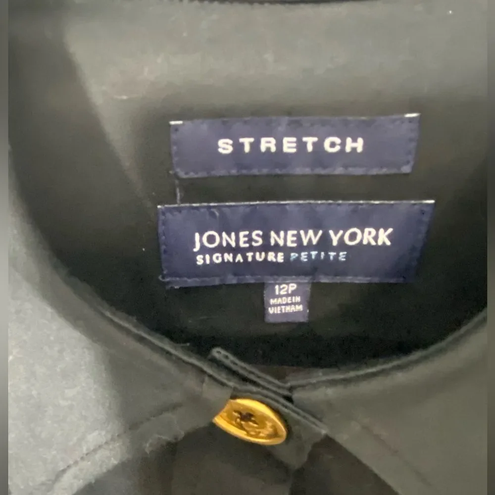 Navy Button-Up Dress - Picture 5 of 7